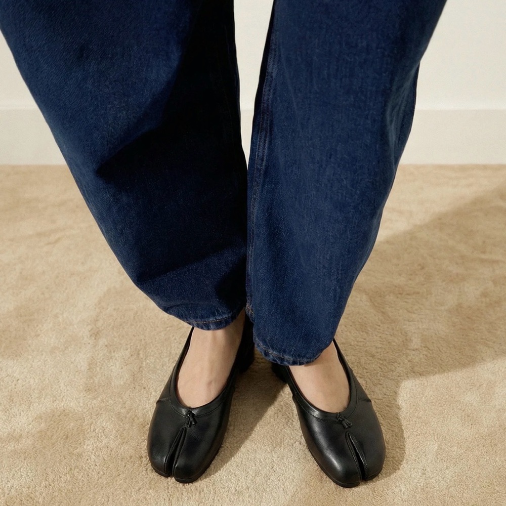 Raboesy Tabi Inspired Ballet Flat Size 9
